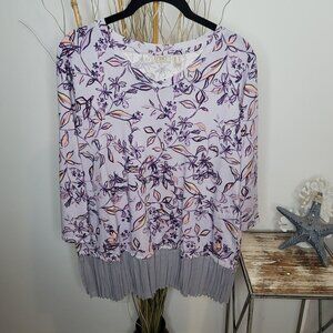 LOGO By‎ Lori Goldstein Tunic Womens Medium